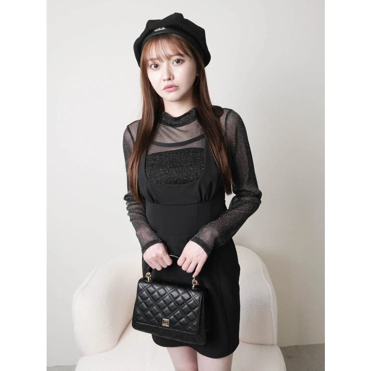 カーブネックタイトジャンスカワンピース | LIPSERVICE | 詳細画像13 