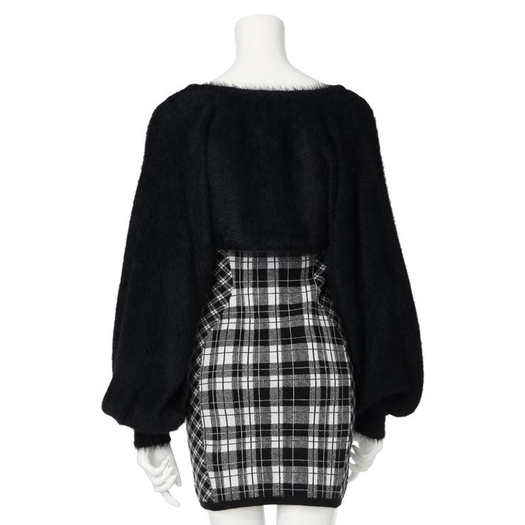 【形が選べる】フェザーチェックアンサンブルワンピース | LIPSERVICE | 詳細画像79 