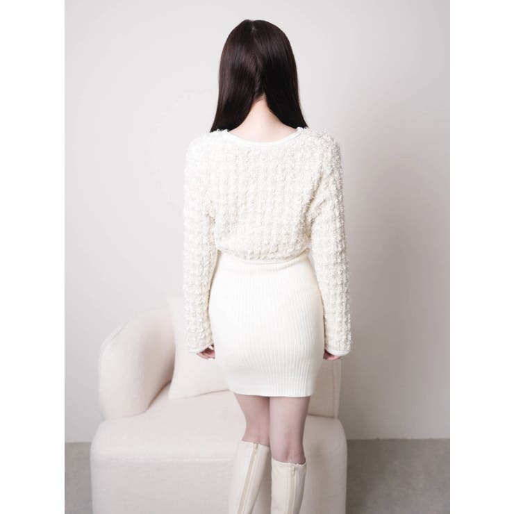 クラシカルツイードアンサンブルワンピース | LIPSERVICE | 詳細画像7 