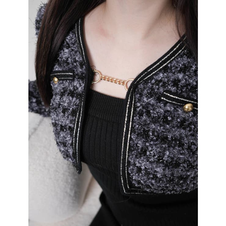 クラシカルツイードアンサンブルワンピース | LIPSERVICE | 詳細画像17 