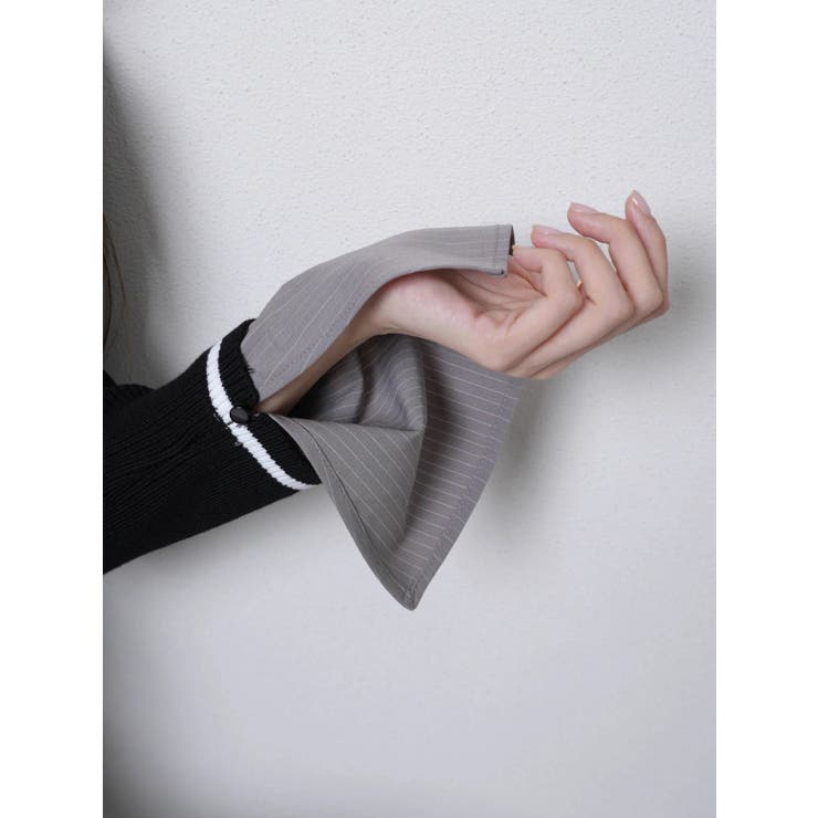 シャツドッキングプリーツワンピース | LIPSERVICE | 詳細画像49 