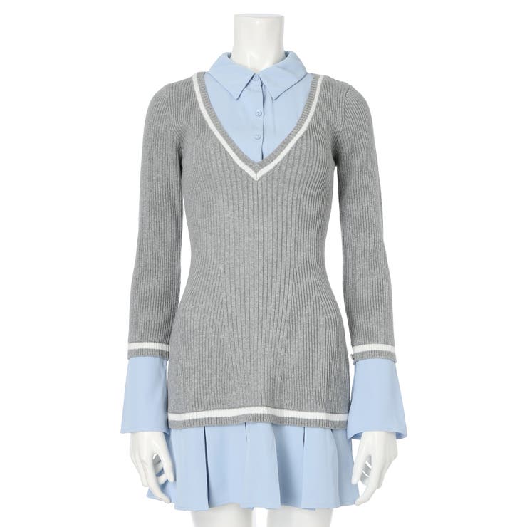 シャツドッキングプリーツワンピース | LIPSERVICE | 詳細画像68 