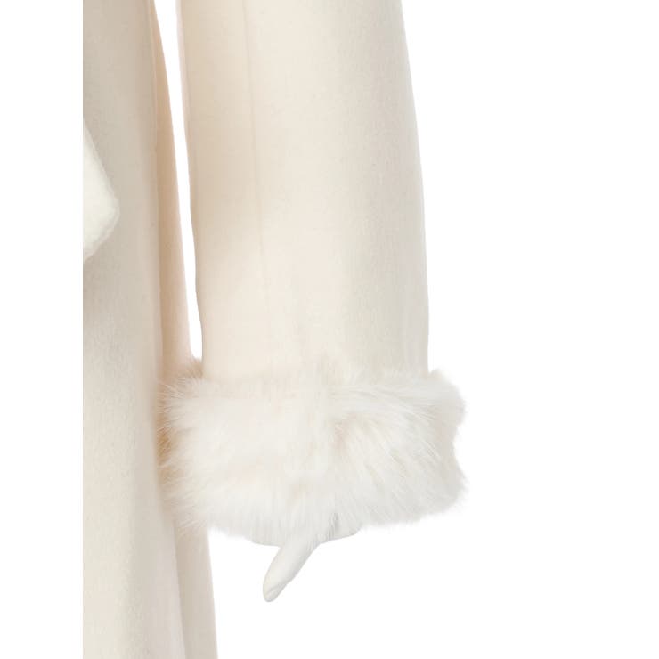 LADYライクファーカラーロングコート | LIPSERVICE | 詳細画像31 