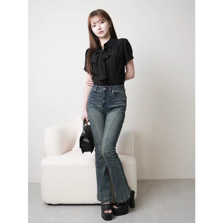 2wayリボンハーフブラウス | LIPSERVICE | 詳細画像27 