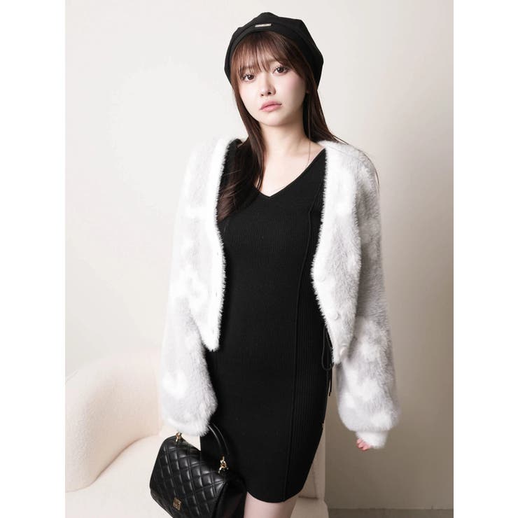 レオパードアンサンブルニット | LIPSERVICE | 詳細画像5 