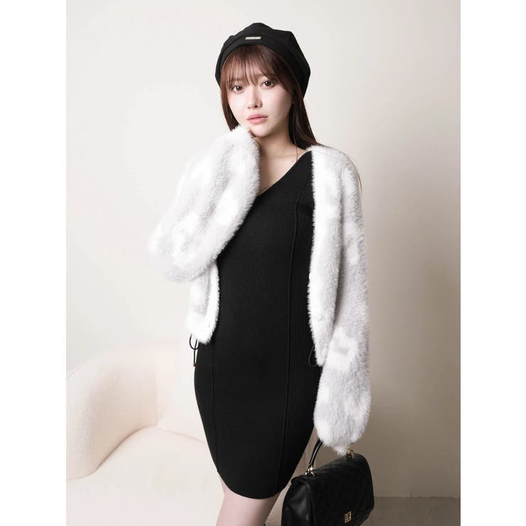 レオパードアンサンブルニット | LIPSERVICE | 詳細画像6 