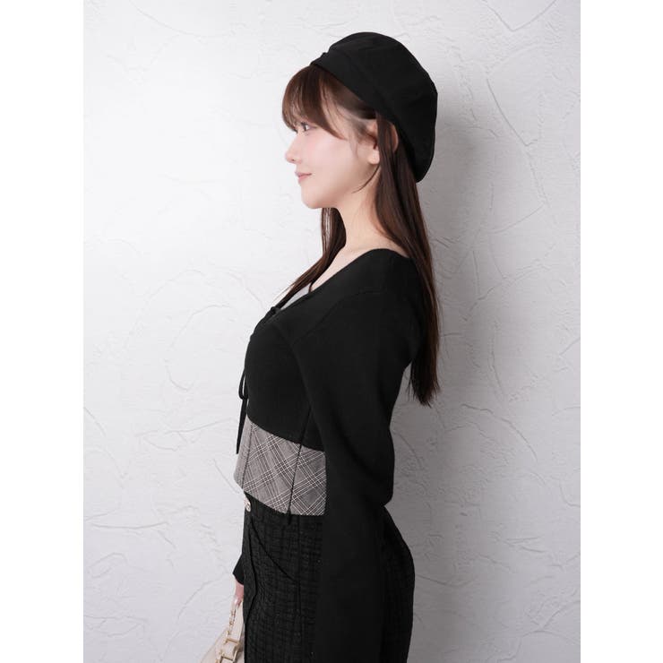 コルセットチェックトップス | LIPSERVICE | 詳細画像5 