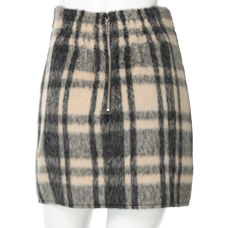 シャギーチェック台形スカート | LIPSERVICE | 詳細画像25 