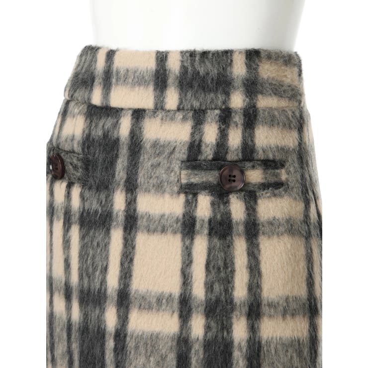 シャギーチェック台形スカート | LIPSERVICE | 詳細画像27 
