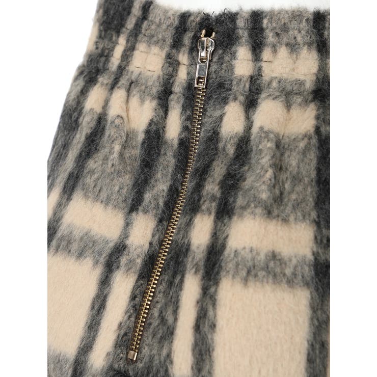 シャギーチェック台形スカート | LIPSERVICE | 詳細画像30 