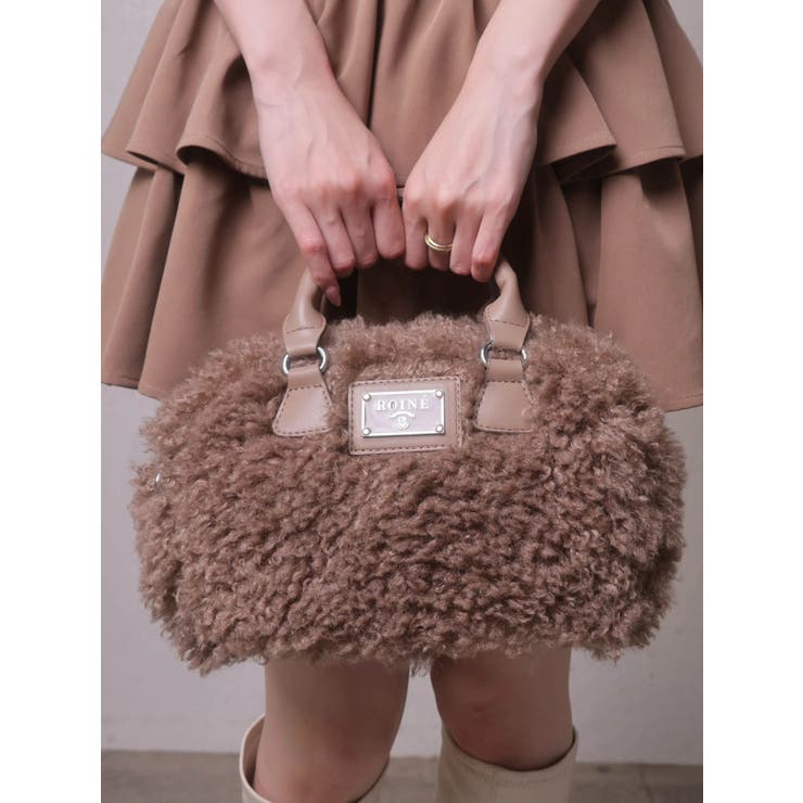 プードルボアミニボストンバッグ | LIPSERVICE | 詳細画像4 