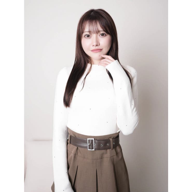 ウォームジュエルリブニット | LIPSERVICE | 詳細画像17 