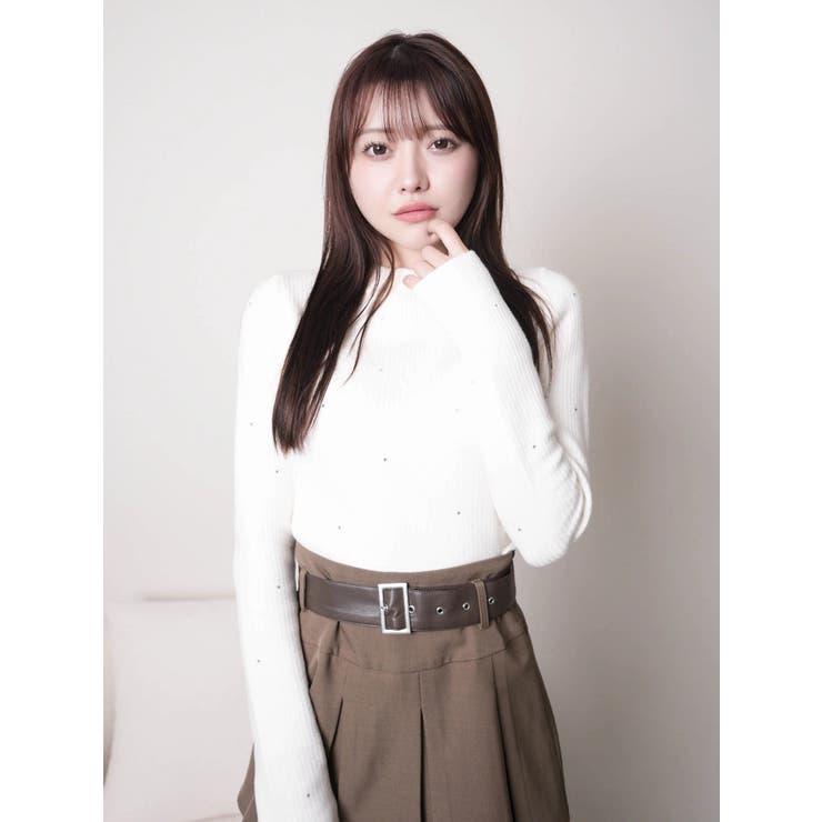 ウォームジュエルリブニット | LIPSERVICE | 詳細画像19 