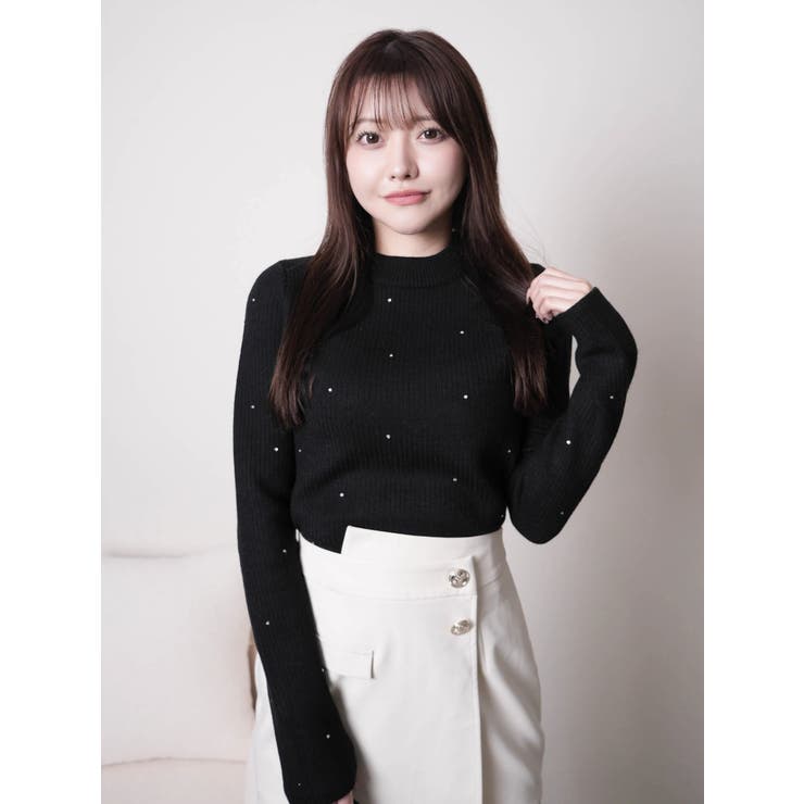 ウォームジュエルリブニット | LIPSERVICE | 詳細画像38 