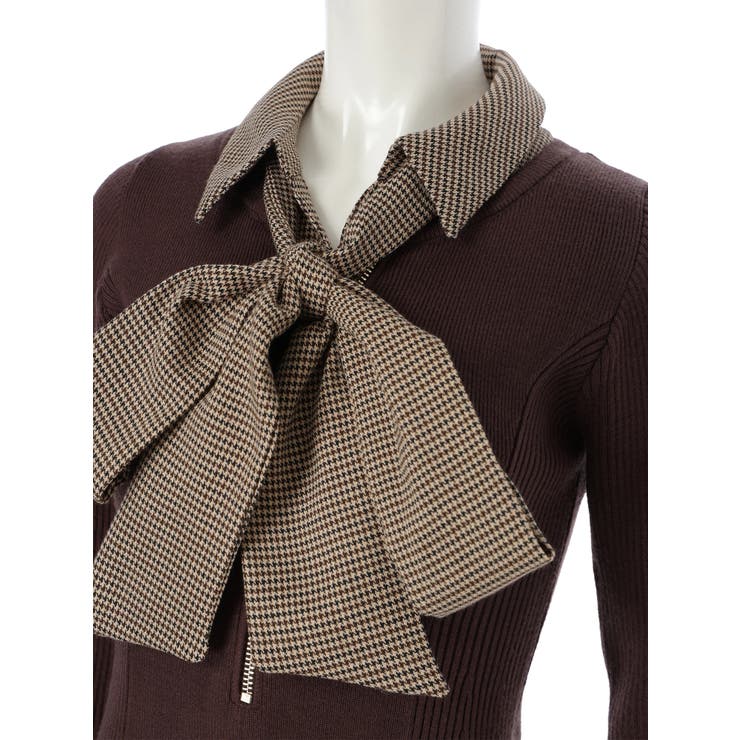 フロントZIPニットプリーツワンピース | LIPSERVICE | 詳細画像55 