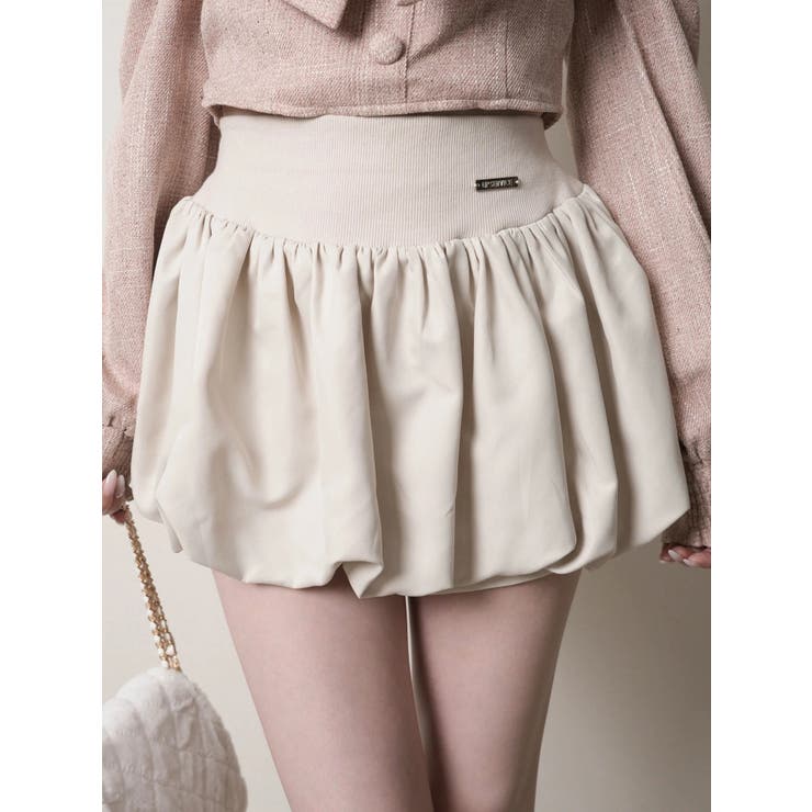 インナーショーパン付バルーンスカート | LIPSERVICE | 詳細画像1 