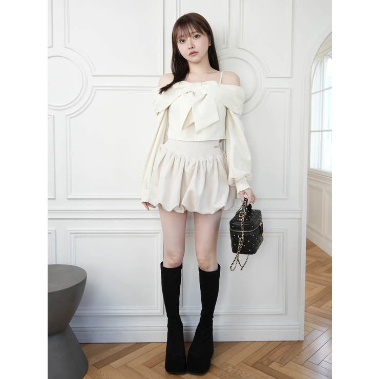 インナーショーパン付バルーンスカート | LIPSERVICE | 詳細画像2 