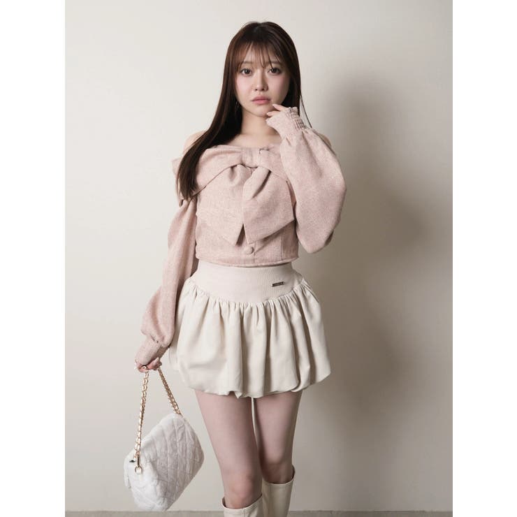 インナーショーパン付バルーンスカート | LIPSERVICE | 詳細画像4 