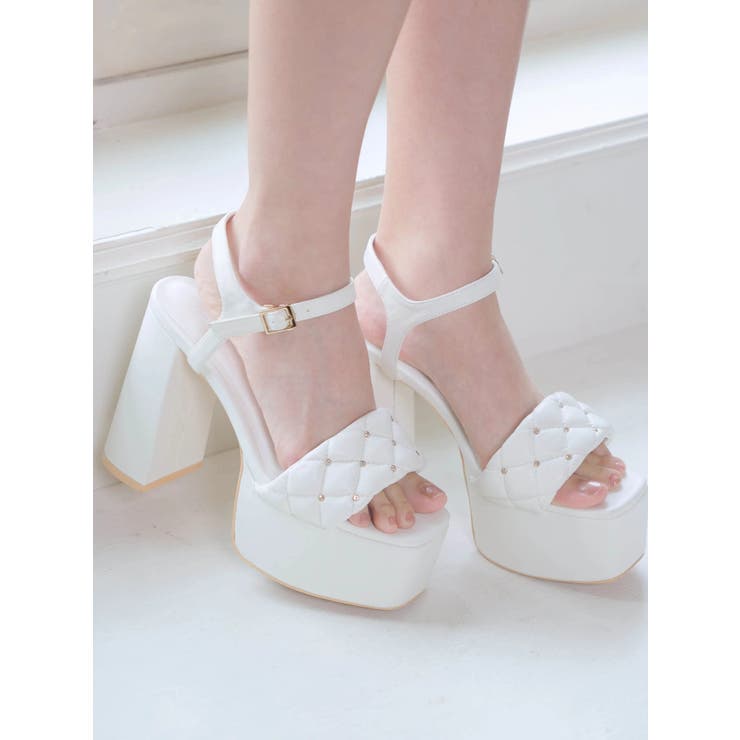 キルティングビジューサンダル | LIPSERVICE | 詳細画像9 