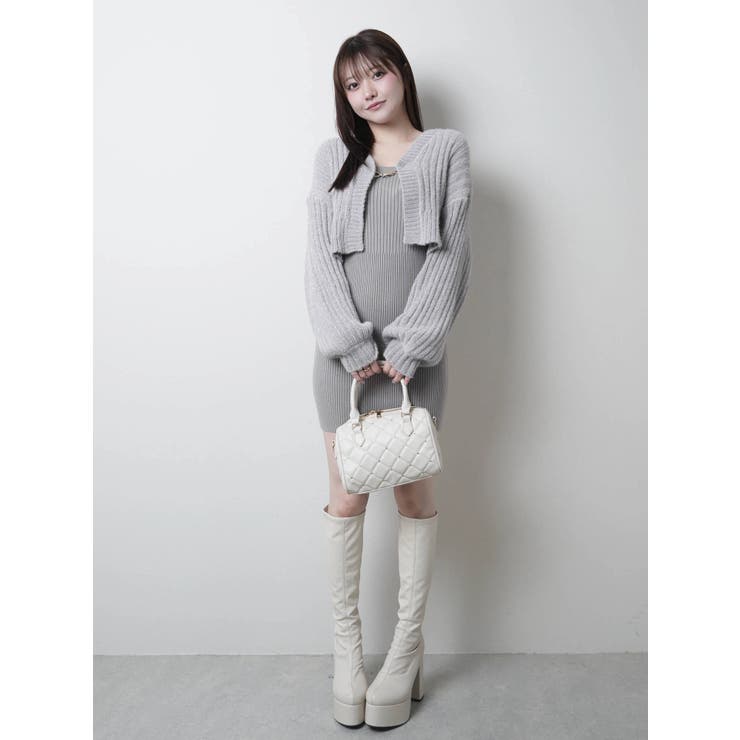 モールニットアンサンブルワンピース | LIPSERVICE | 詳細画像31 