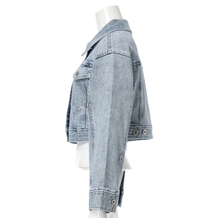 Jewelデニムクロップドジャケット | LIPSERVICE | 詳細画像33 