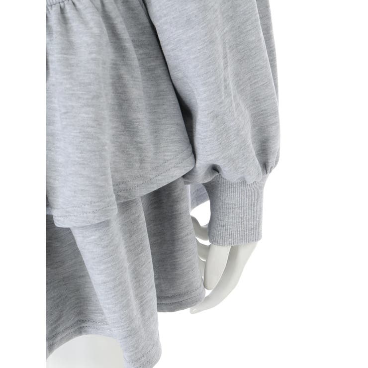 オープンショルダースウェットフーディーワンピース | LIPSERVICE | 詳細画像37 