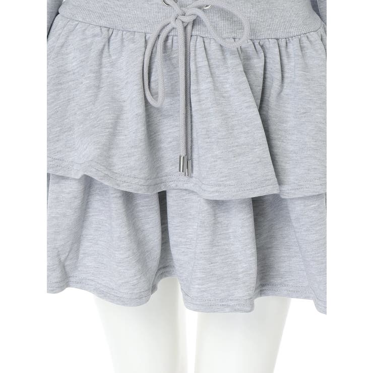 オープンショルダースウェットフーディーワンピース | LIPSERVICE | 詳細画像38 