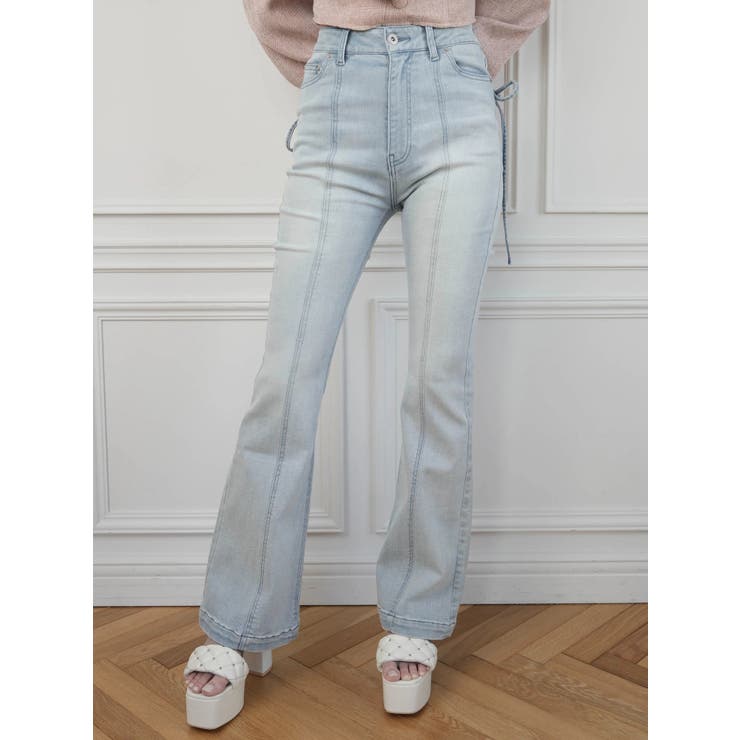 キルティングポケットフレアデニムパンツ | LIPSERVICE | 詳細画像11 