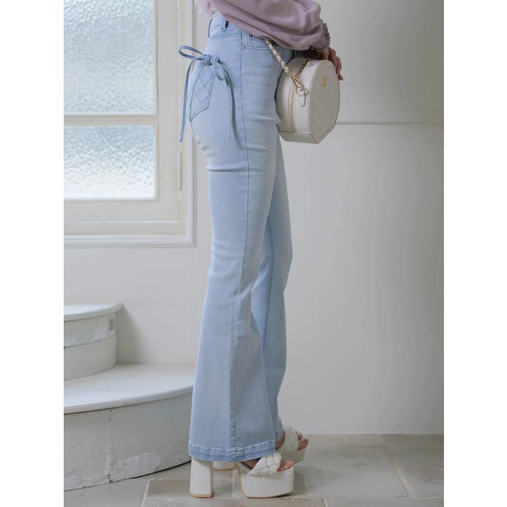 キルティングポケットフレアデニムパンツ | LIPSERVICE | 詳細画像29 