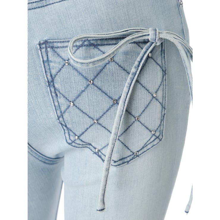 キルティングポケットフレアデニムパンツ | LIPSERVICE | 詳細画像45 