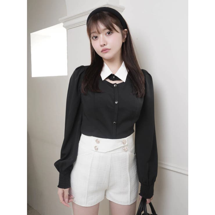 アシメベルトショートパンツ | LIPSERVICE | 詳細画像3 