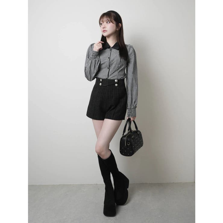 アシメベルトショートパンツ | LIPSERVICE | 詳細画像6 