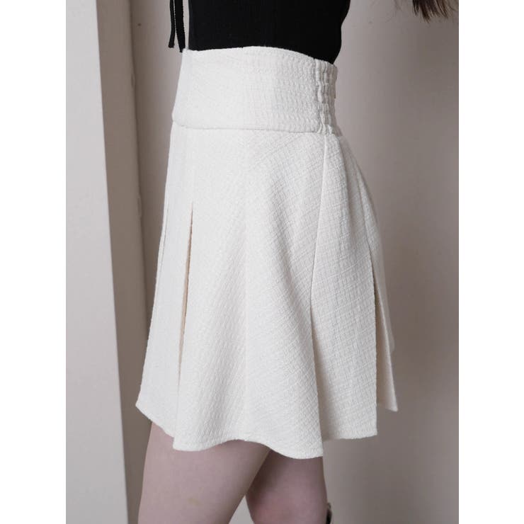 ツイードプリーツスカート | LIPSERVICE | 詳細画像3 