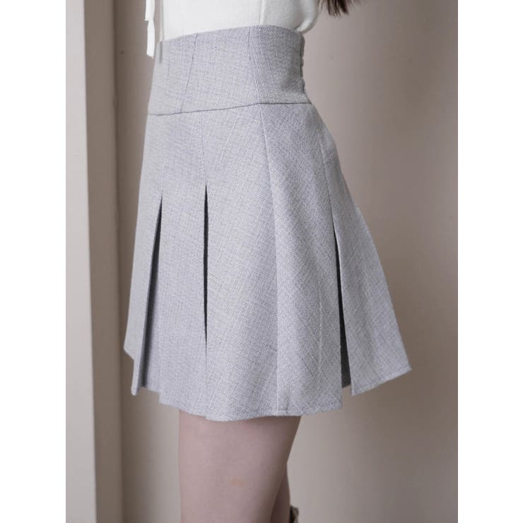 ツイードプリーツスカート | LIPSERVICE | 詳細画像9 