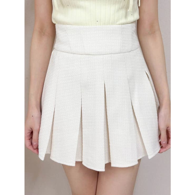 ツイードプリーツスカート | LIPSERVICE | 詳細画像16 