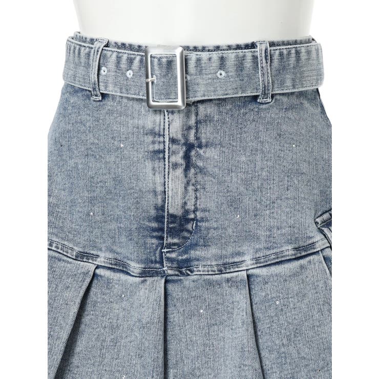 Jewelデニムプリーツスカート | LIPSERVICE | 詳細画像21 