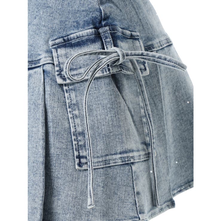 Jewelデニムプリーツスカート | LIPSERVICE | 詳細画像23 