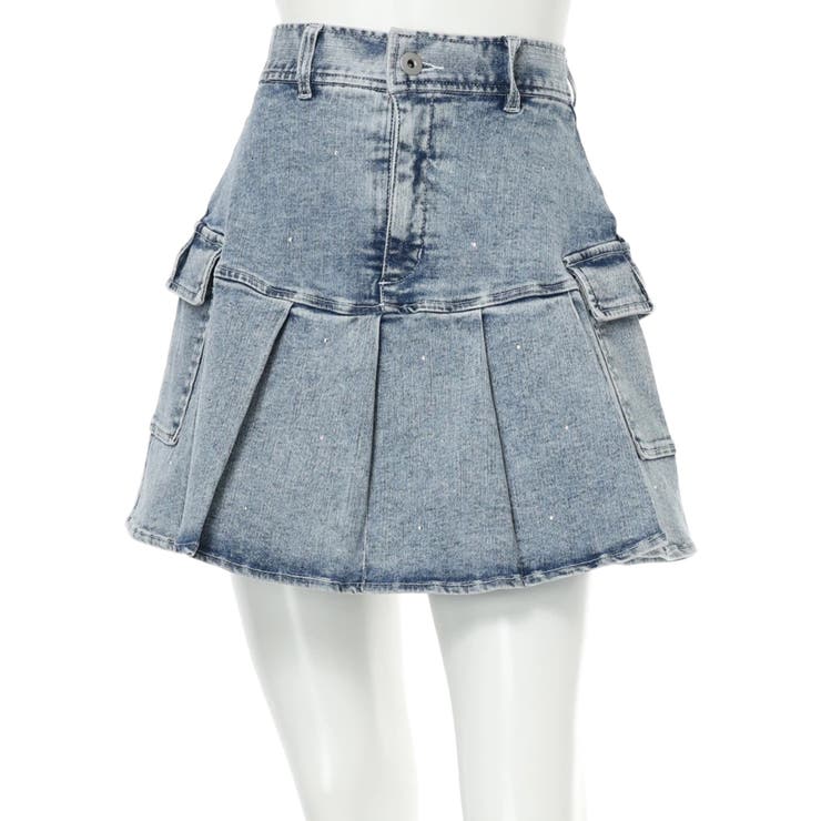 Jewelデニムプリーツスカート | LIPSERVICE | 詳細画像25 