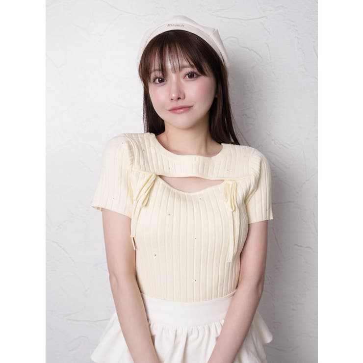 ジェラートカラー2wayジュエルニット | LIPSERVICE | 詳細画像8 