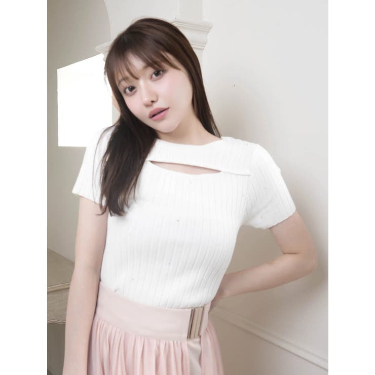 ジェラートカラー2wayジュエルニット | LIPSERVICE | 詳細画像15 