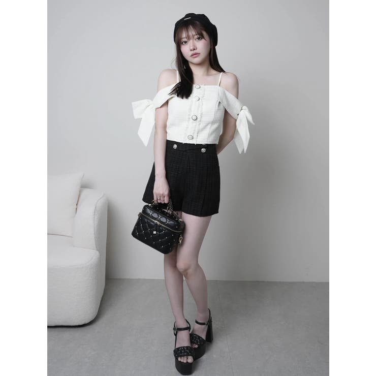 サイドリボンオフショルトップス | LIPSERVICE | 詳細画像23 