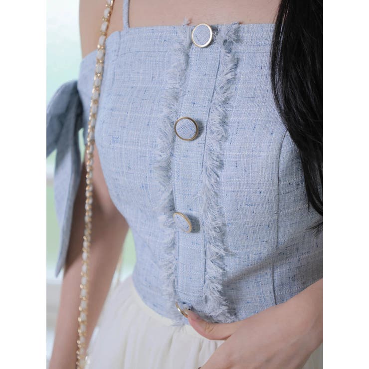 サイドリボンオフショルトップス | LIPSERVICE | 詳細画像39 