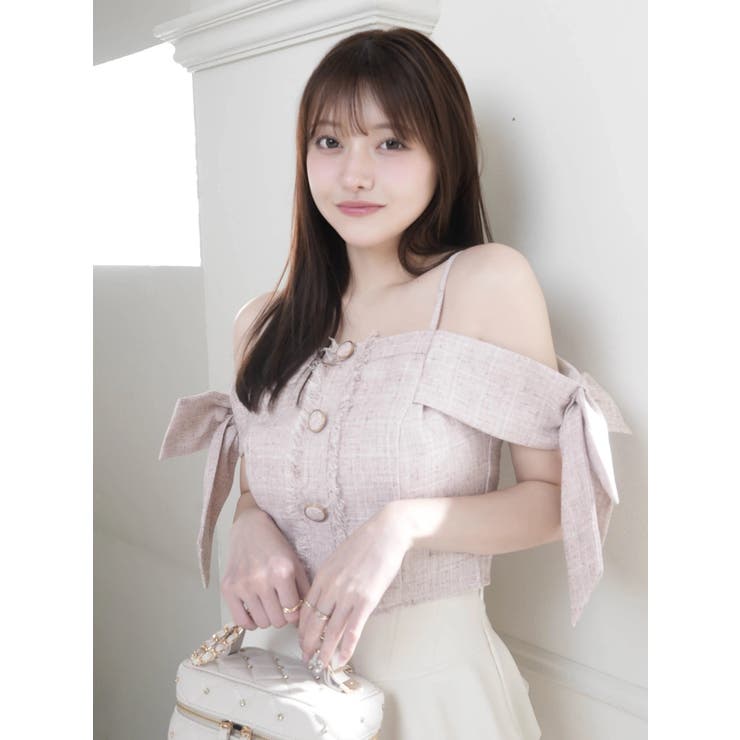 サイドリボンオフショルトップス | LIPSERVICE | 詳細画像44 