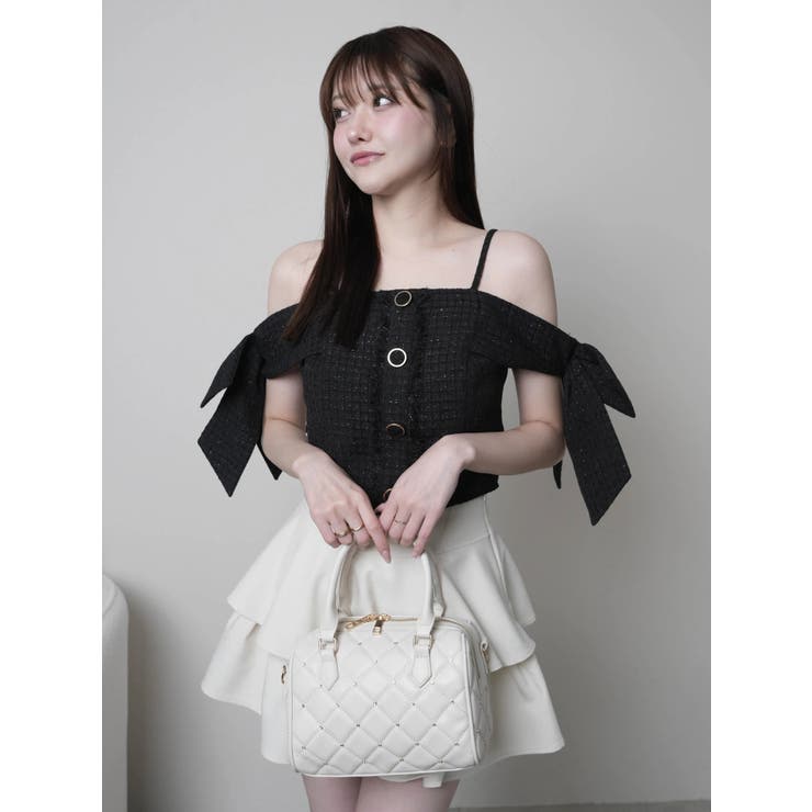 サイドリボンオフショルトップス | LIPSERVICE | 詳細画像54 