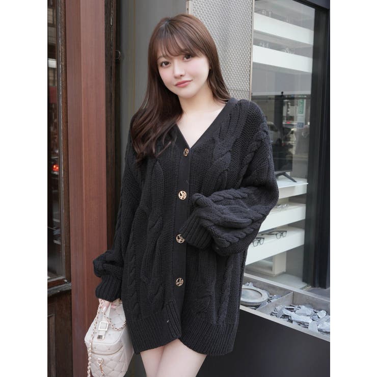 springケーブルニットカーディガン | LIPSERVICE | 詳細画像15 