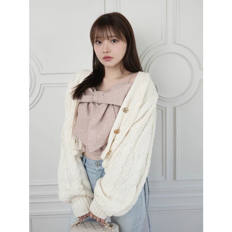 springケーブルニットカーディガン | LIPSERVICE | 詳細画像19 