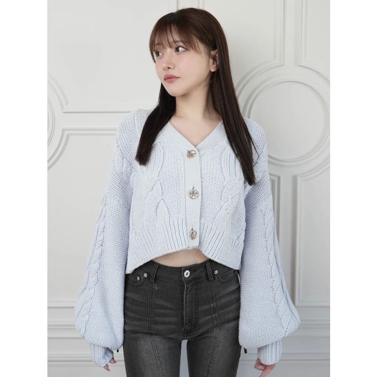 springケーブルニットカーディガン | LIPSERVICE | 詳細画像34 