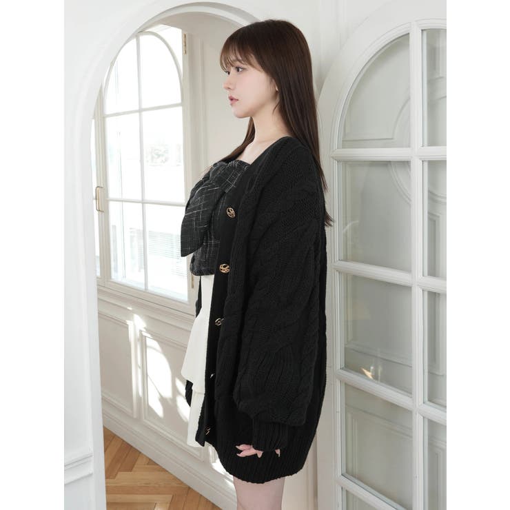 springケーブルニットカーディガン | LIPSERVICE | 詳細画像53 