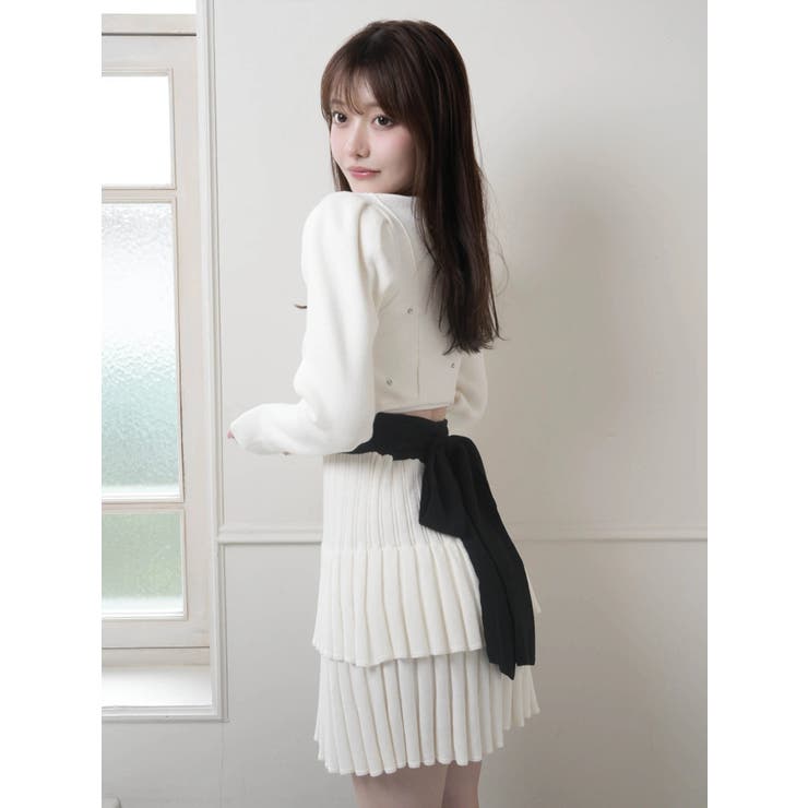 ジュエルティアードフレアワンピース | LIPSERVICE | 詳細画像12 