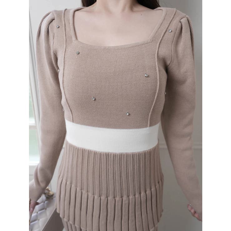 ジュエルティアードフレアワンピース | LIPSERVICE | 詳細画像22 